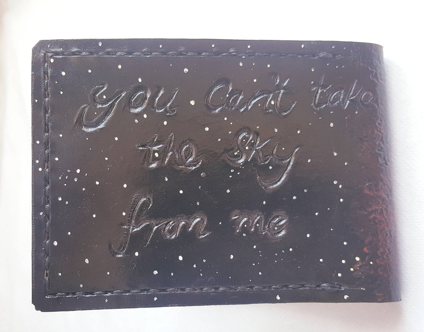 Serenity Landing - Leather Bifold Wallet - Handcrafted Wallet -