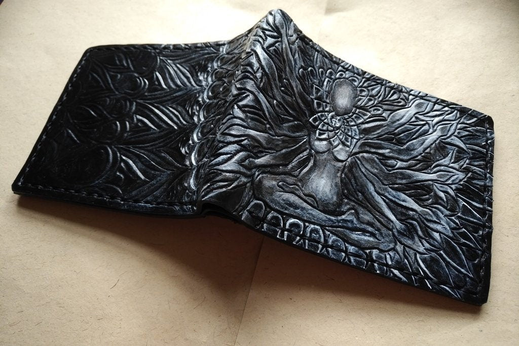 Shiva - Indian Mythology - god - dodess - Travelr Bifold Wallet - Handcrafted Wallet -