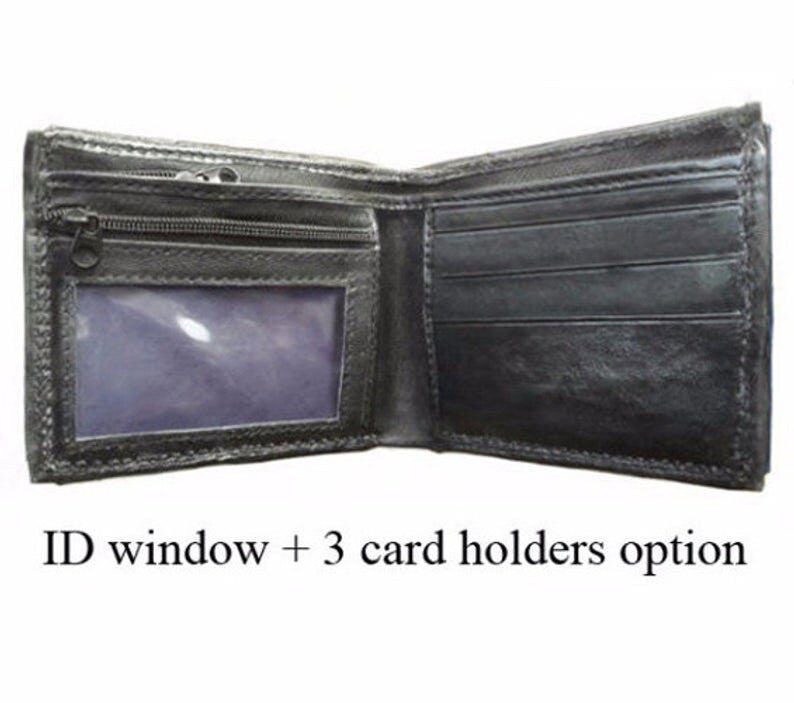 skeleton spider rider leather wallet- Leather Bifold Wallet - Handcrafted minecraft inspired Wallet - Link Wallet
