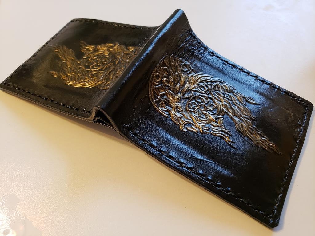 Lucian Crest - Final Fantasy 15 - Bifold Wallet - Handcrafted Wallet -