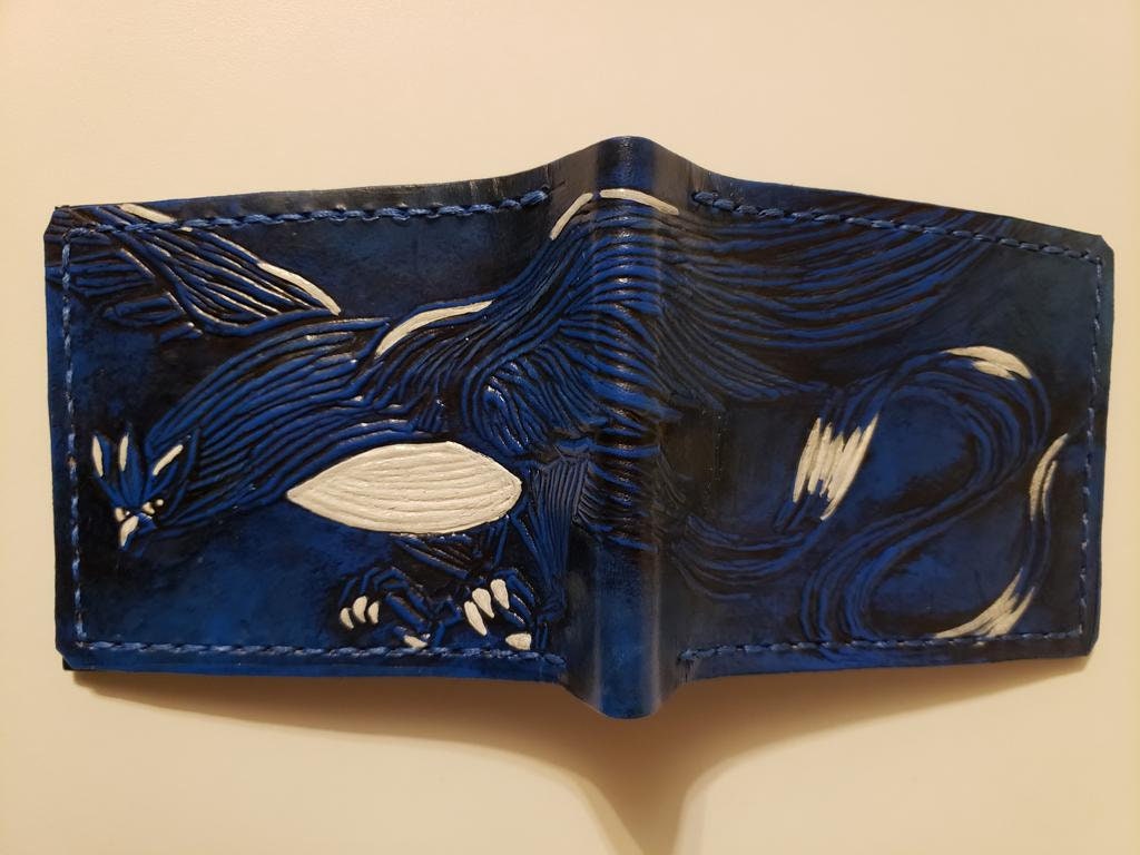 Articuno - Leather Bifold Wallet - Handcrafted Wallet -