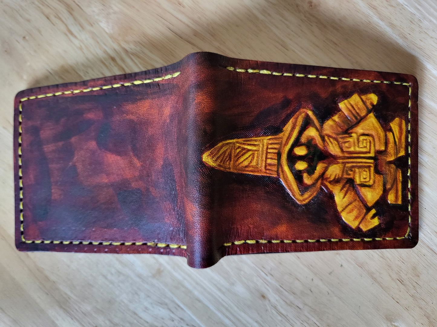 Vivi Ornitier - Leather Bifold Wallet - Handcrafted Final Fantasy inspired Wallet -