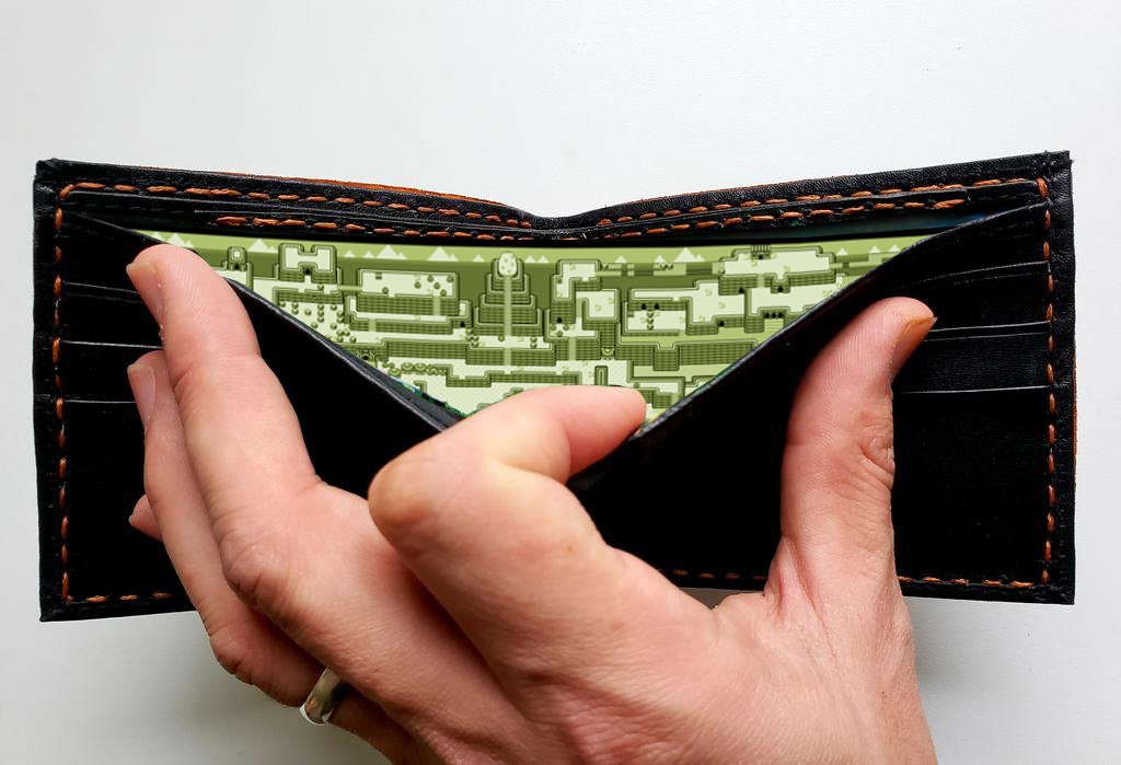 Add a map of Hyrule or Rupees in the note section of your wallet.