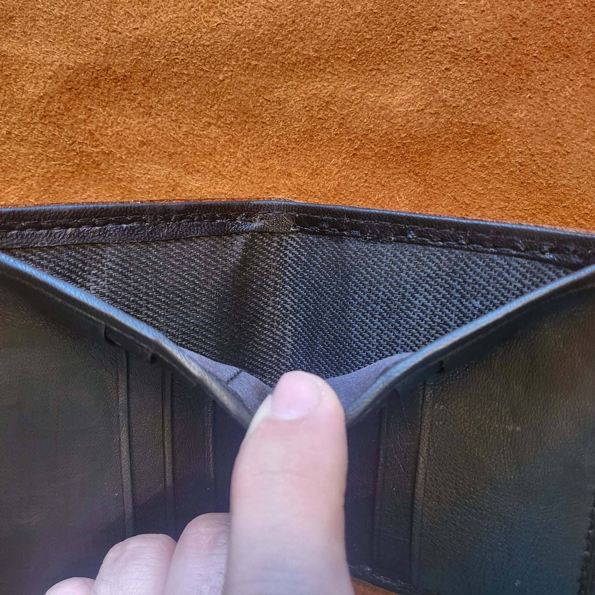 Ceratopsian Fossil - mini Leather Bifold Wallet - you choose the same as the listing photo or mettalic gold, brown or black for the fossil -