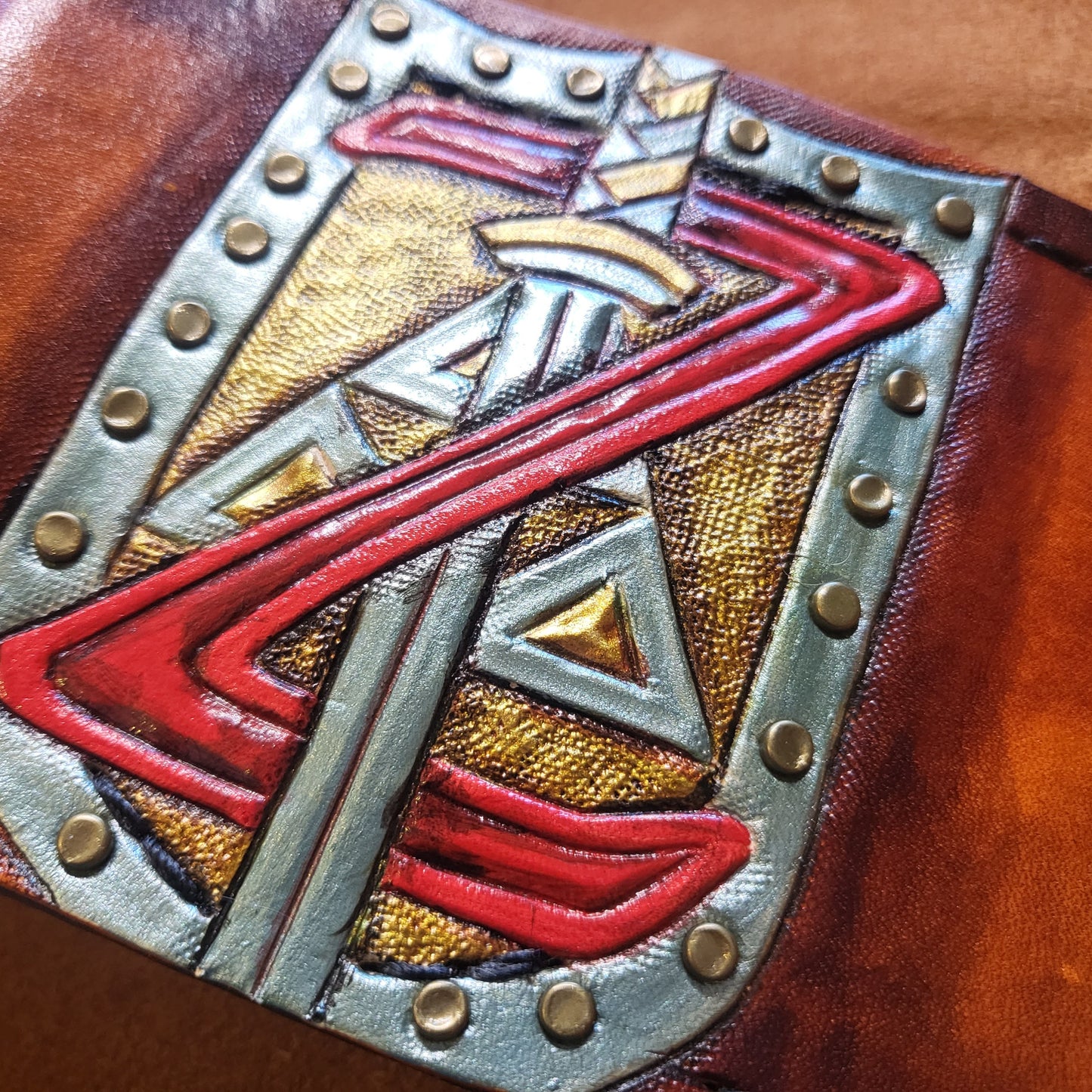 Hyrule Shield and Heart containers leather wallet- Leather Bifold Wallet - Handcrafted Legend of Zelda Wallet - Link Wallet