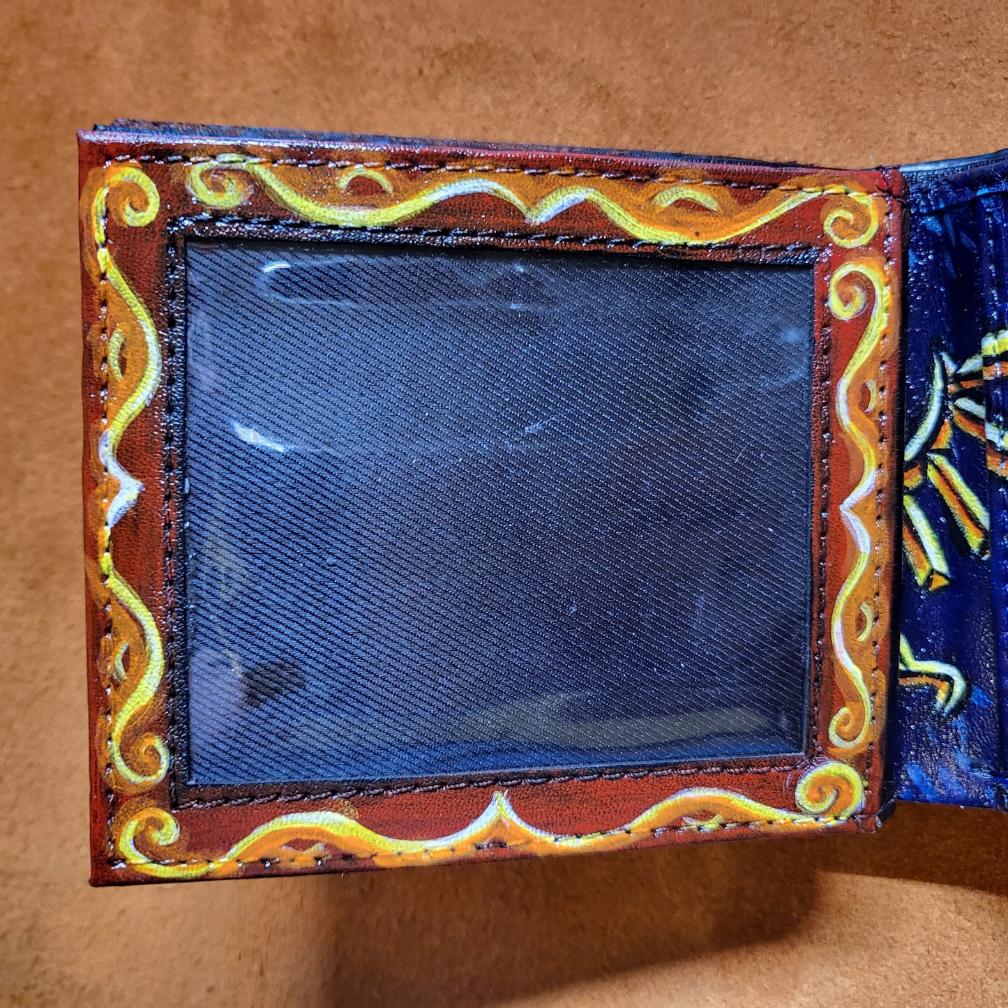 Holy Relics Majoras Mask leather wallet - Leather Bifold Wallet - Handcrafted Legend of Zelda Wallet - Link Wallet