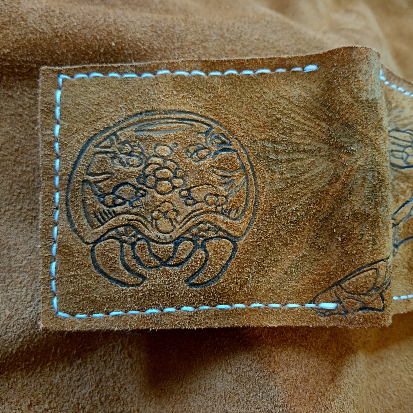 Suede Super Metroid Samus Leather wallet.