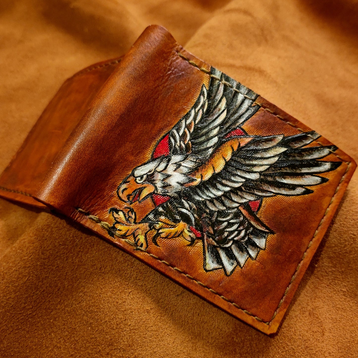 Eagle Leather Bifold Wallet