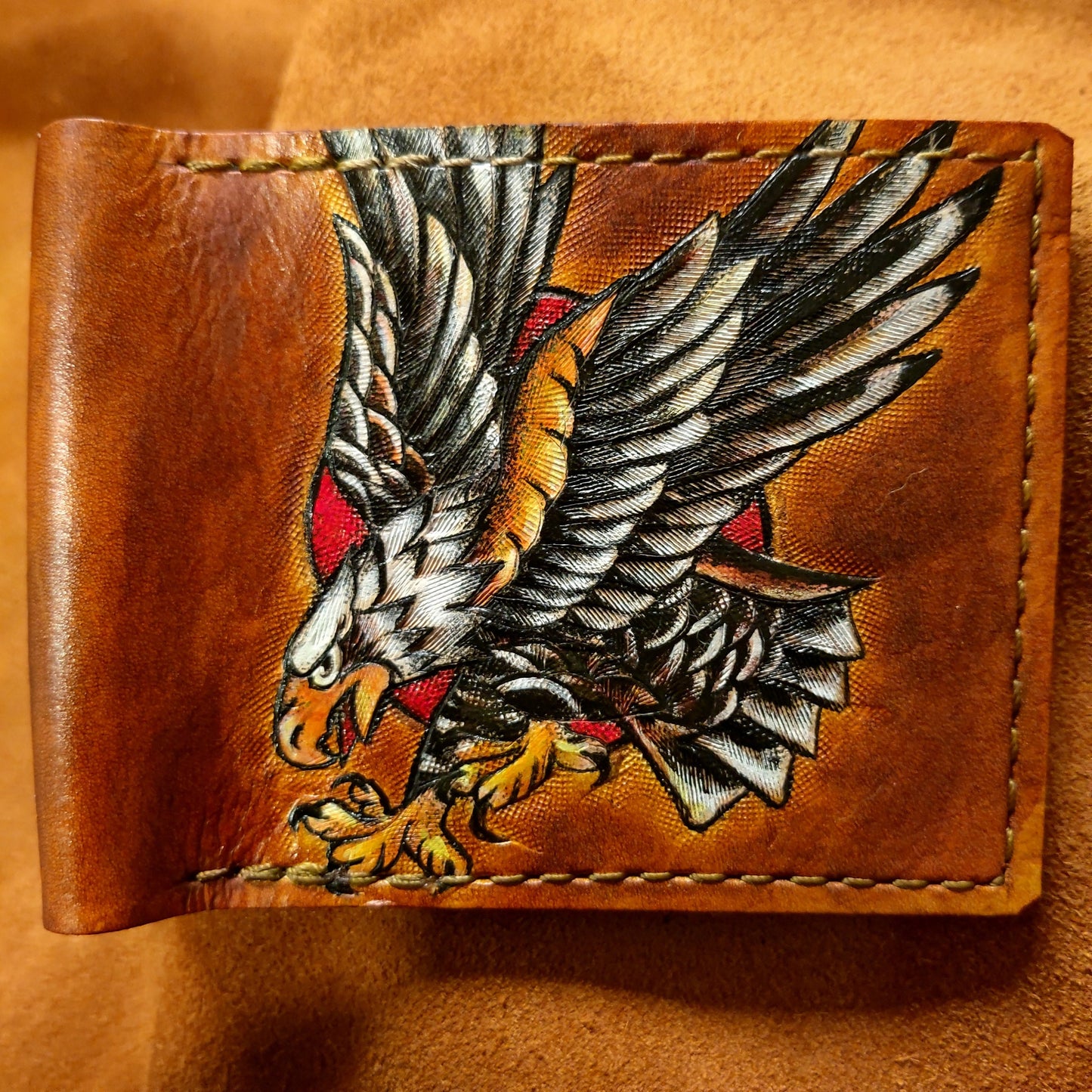Eagle Leather Bifold Wallet