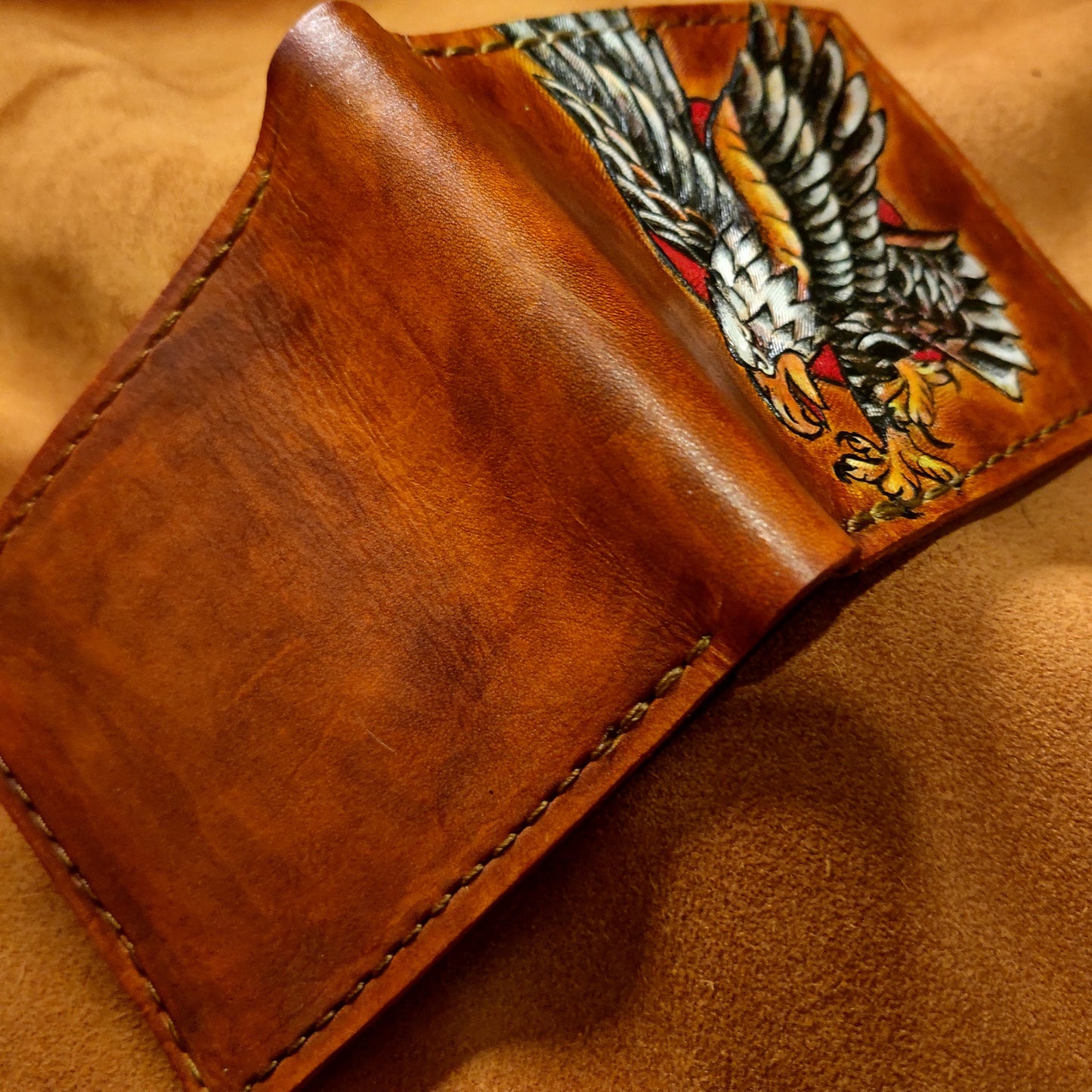 Eagle Leather Bifold Wallet
