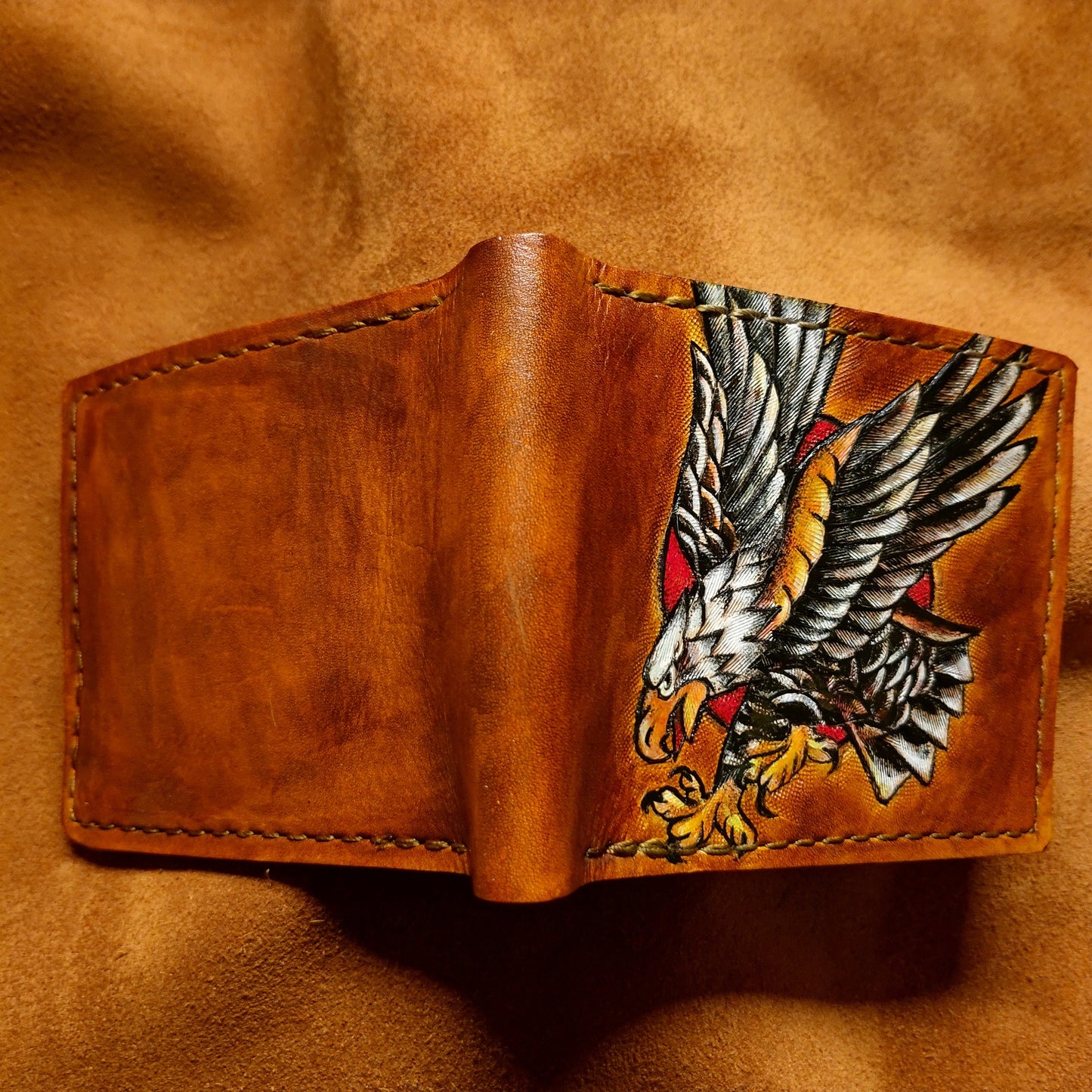 Eagle Leather Bifold Wallet