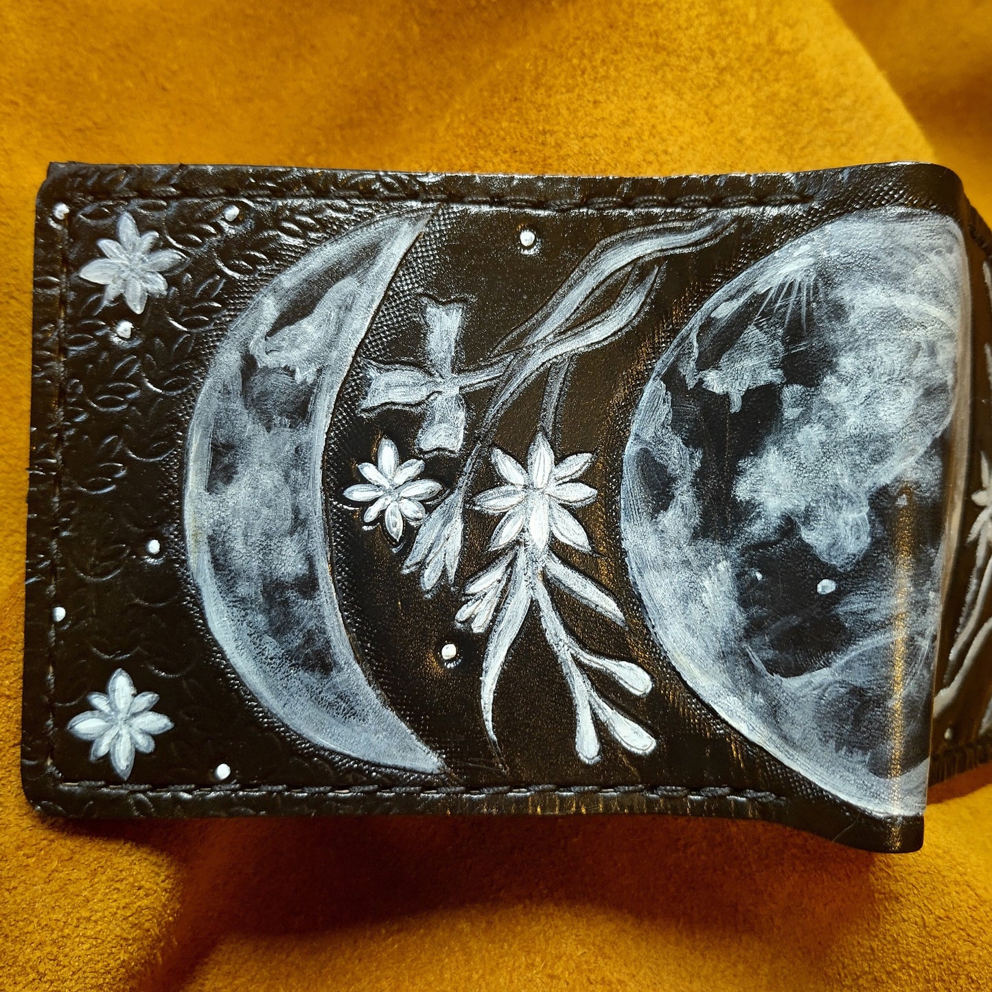 Moon Phases - Leather Bifold Wallet