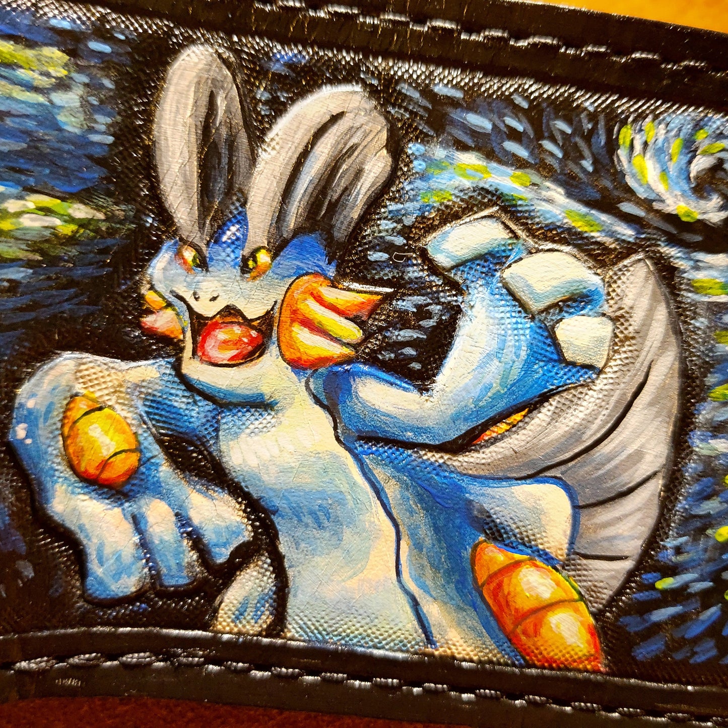Link vrs Swampert - Leather Bifold Wallet - Handcrafted Wallet -