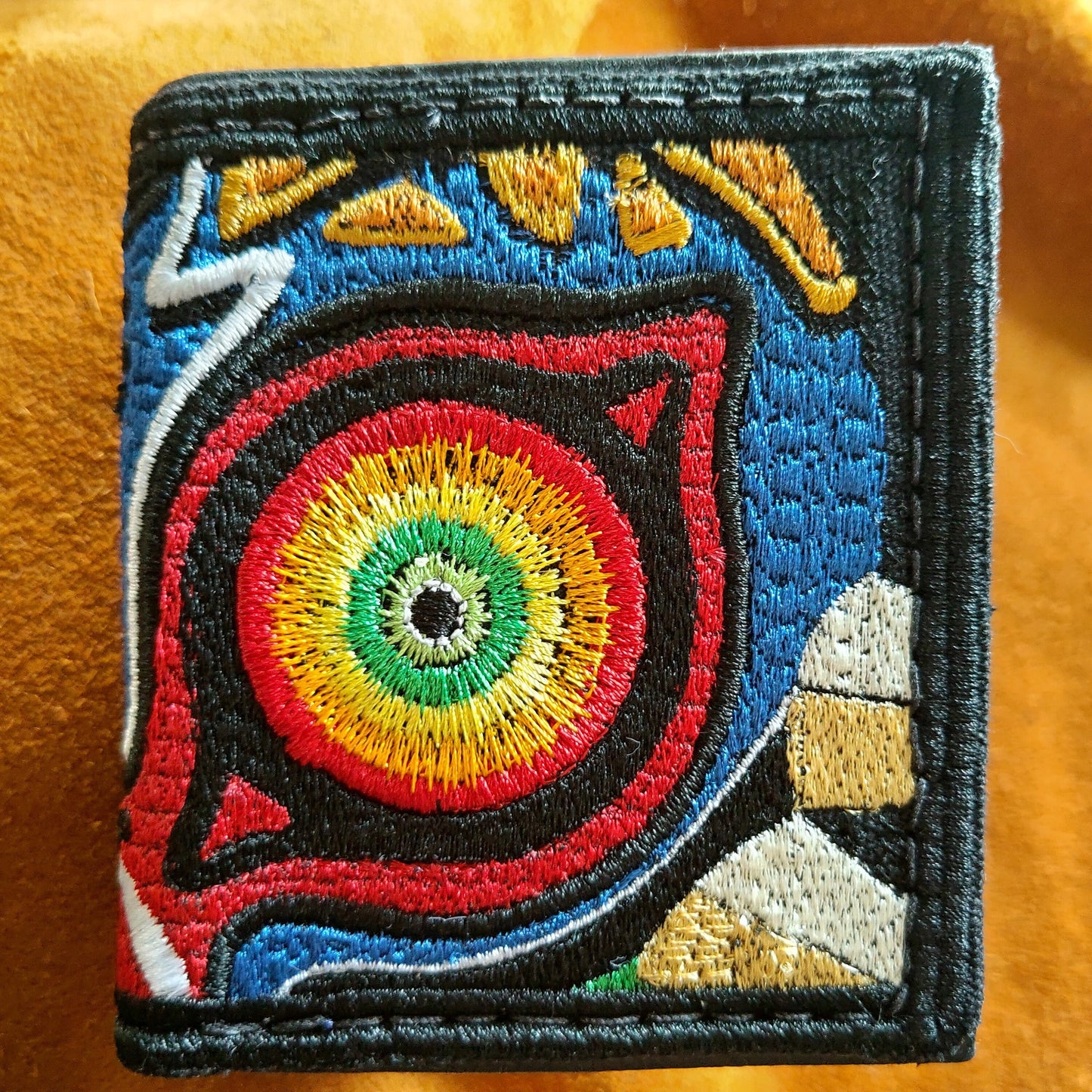 Majoras Mask textile/leather wallet- Jan 2024 Ed - Leather Bifold Wallet - Handcrafted Legend of Zelda Wallet - Link Wallet