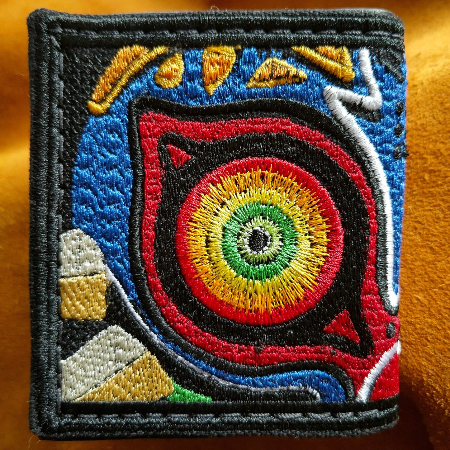 Majoras Mask textile/leather wallet- Jan 2024 Ed - Leather Bifold Wallet - Handcrafted Legend of Zelda Wallet - Link Wallet