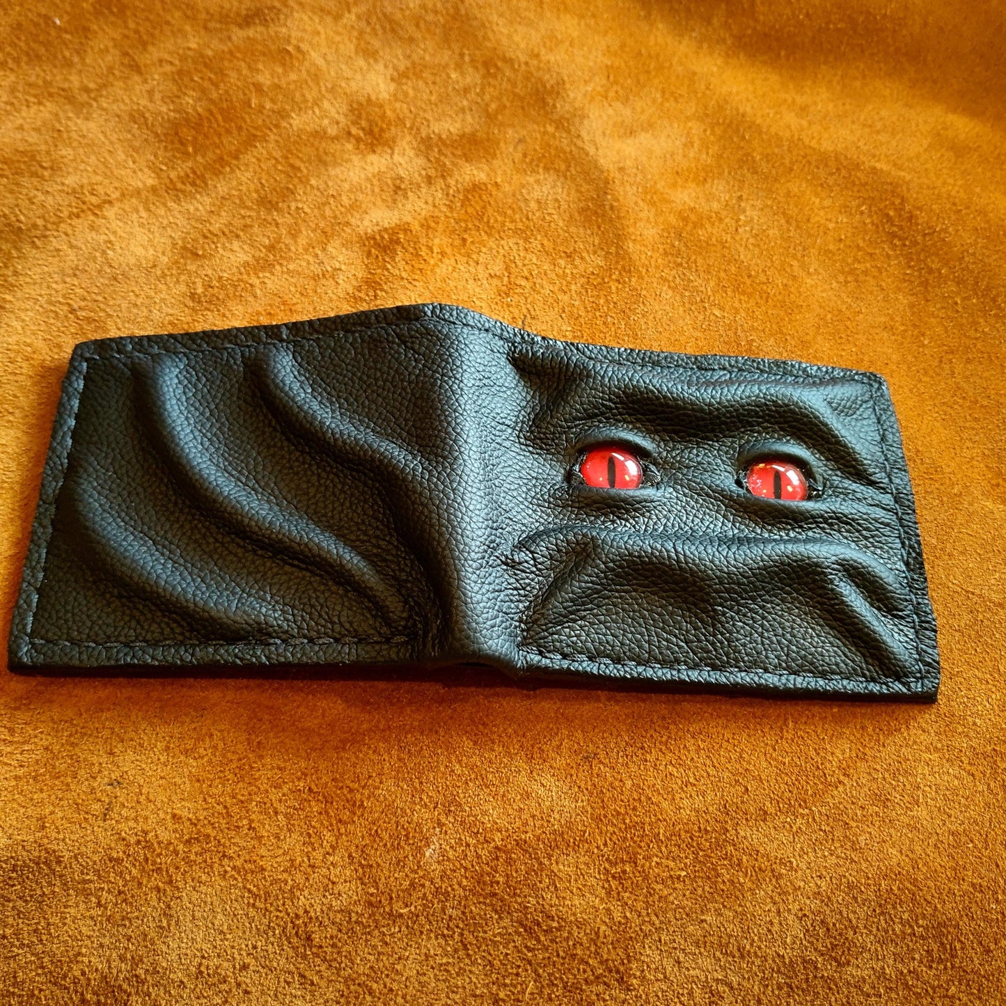Enderman Red eyes -Grumpy Shmuggle face wallet