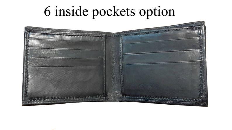 Enderman eyes - Necromonicon - demon eyes - Leather wallet.
