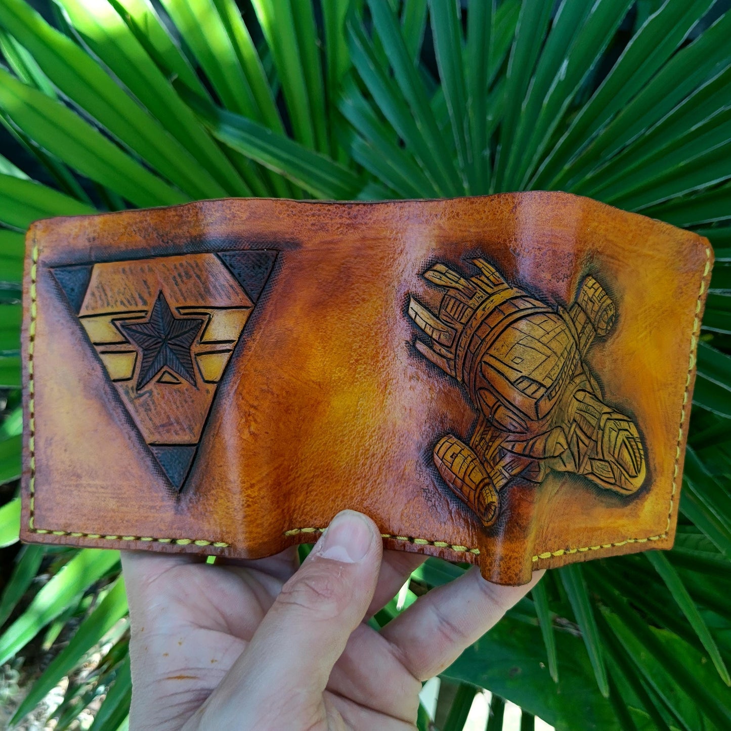 Firefly Alliance - Leather Trifold Wallet - Handcrafted Wallet -