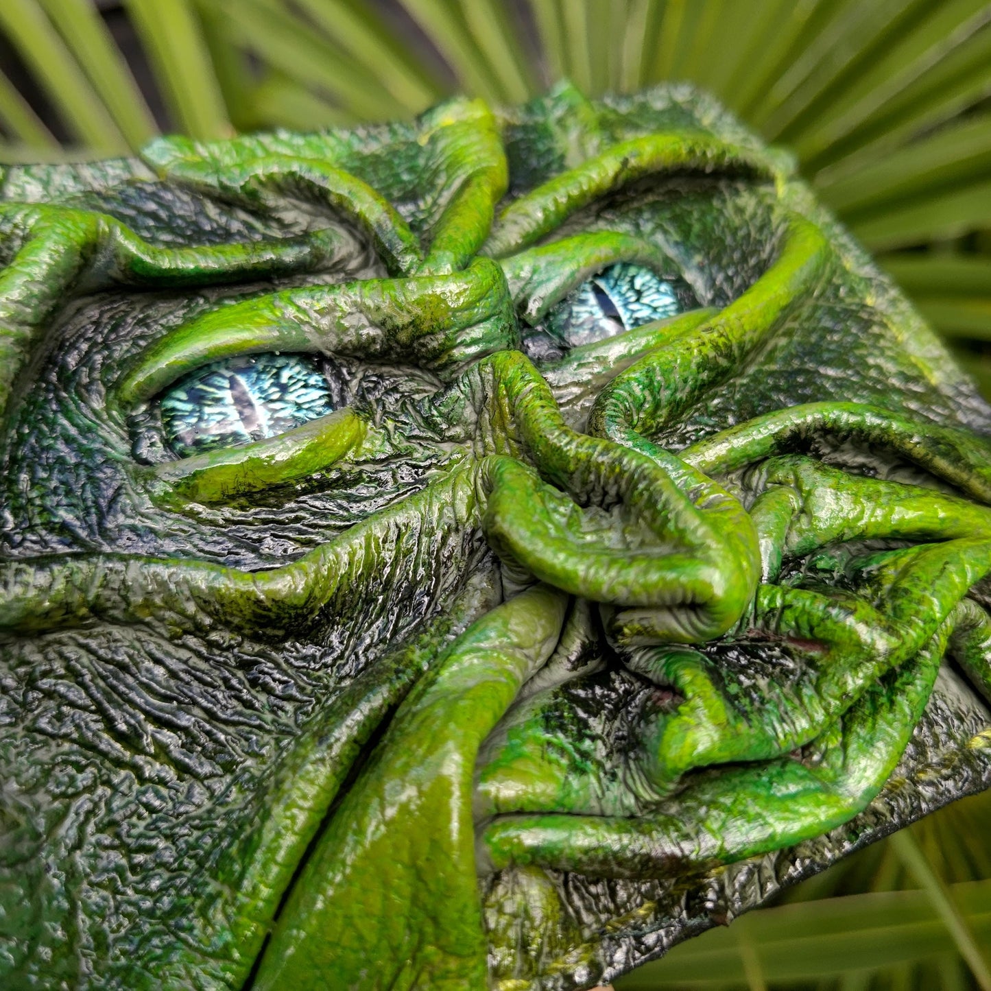 Green Man- Forest spirit - Leather wallet.