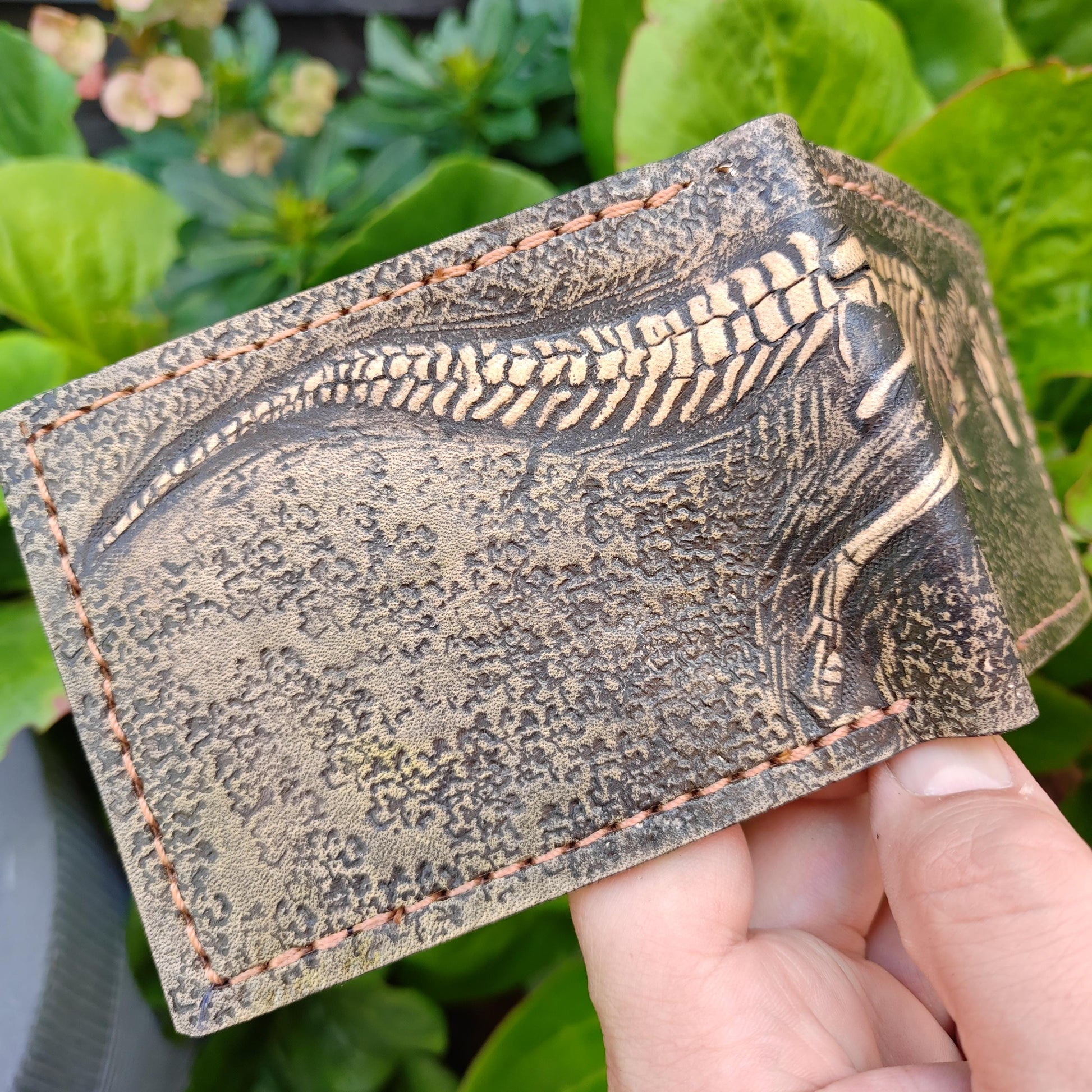 Trex Skeleton leather wallet v2 -