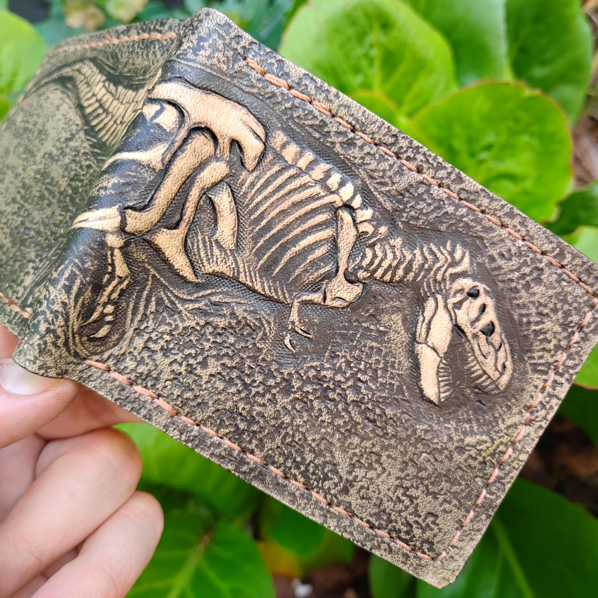Trex Skeleton leather wallet v2 -