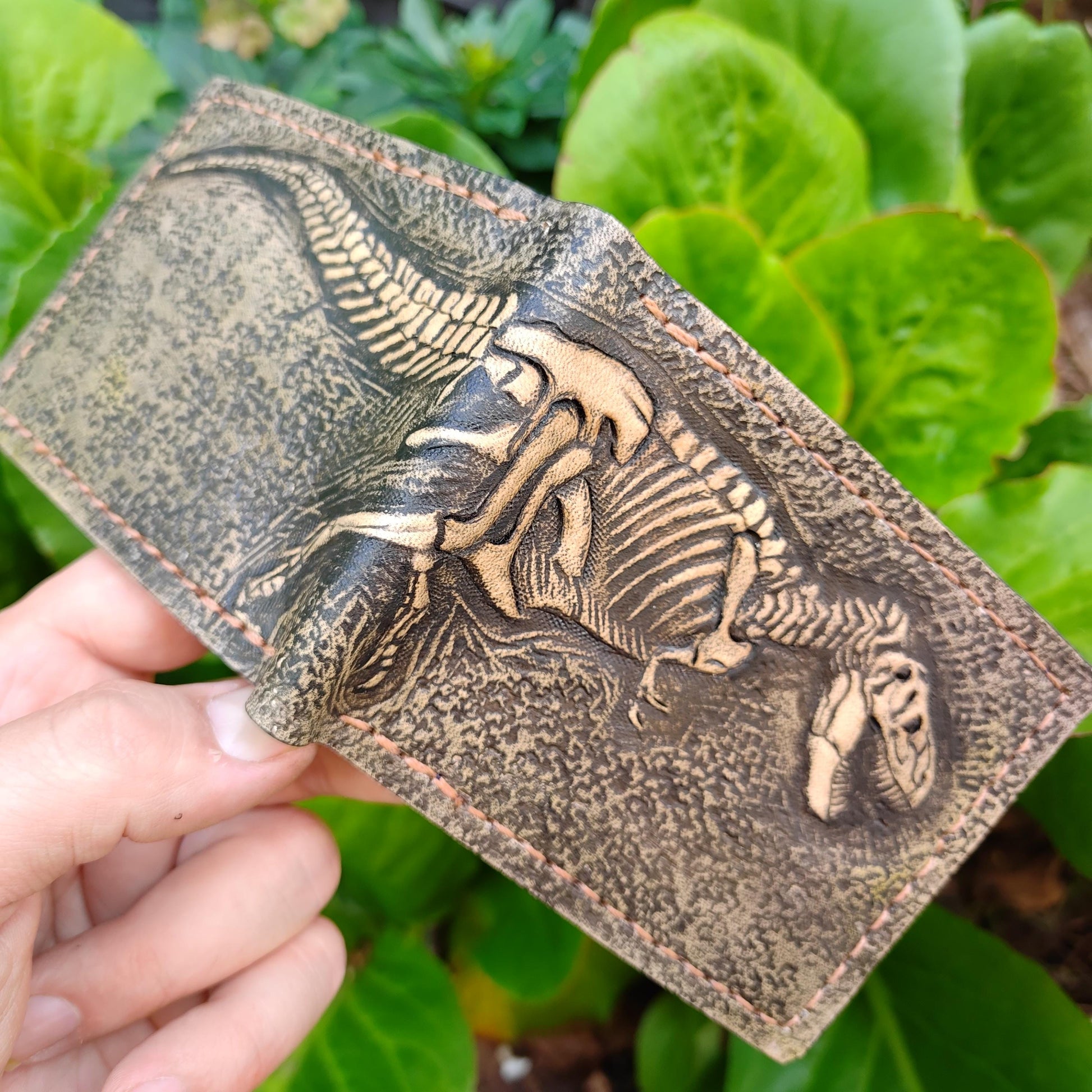 Trex Skeleton leather wallet v2 -