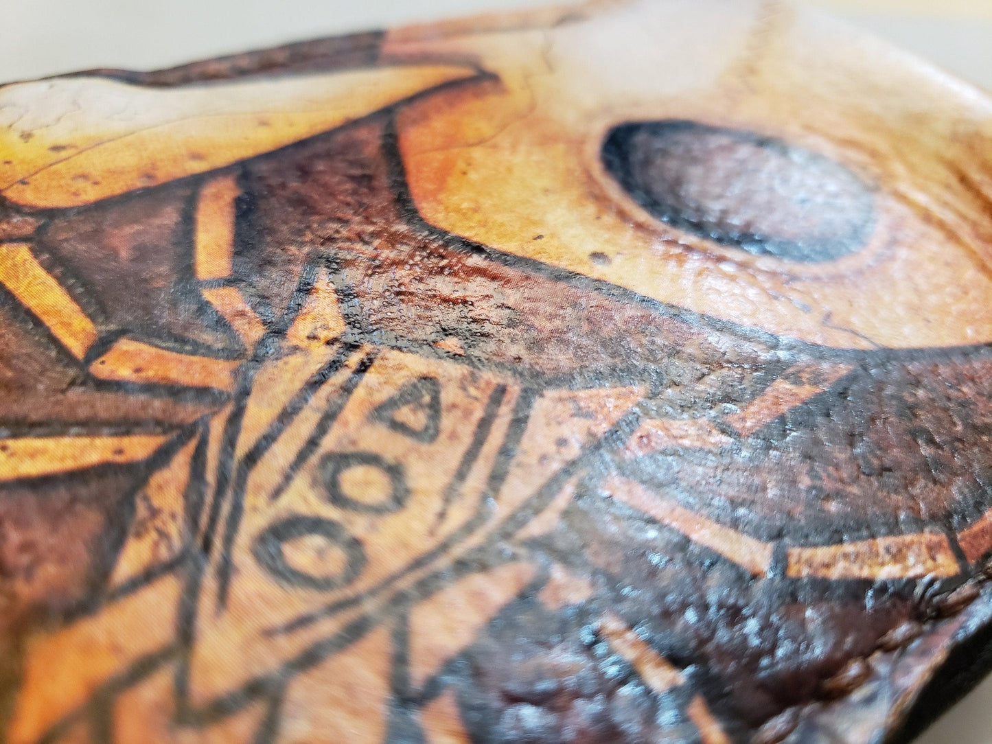 Gold Skulltula Skull Kid leather wallet- soft Leather Bifold Wallet - Geek Leather Gift - Handcrafted Legend of Zelda Wallet - Link Wallet