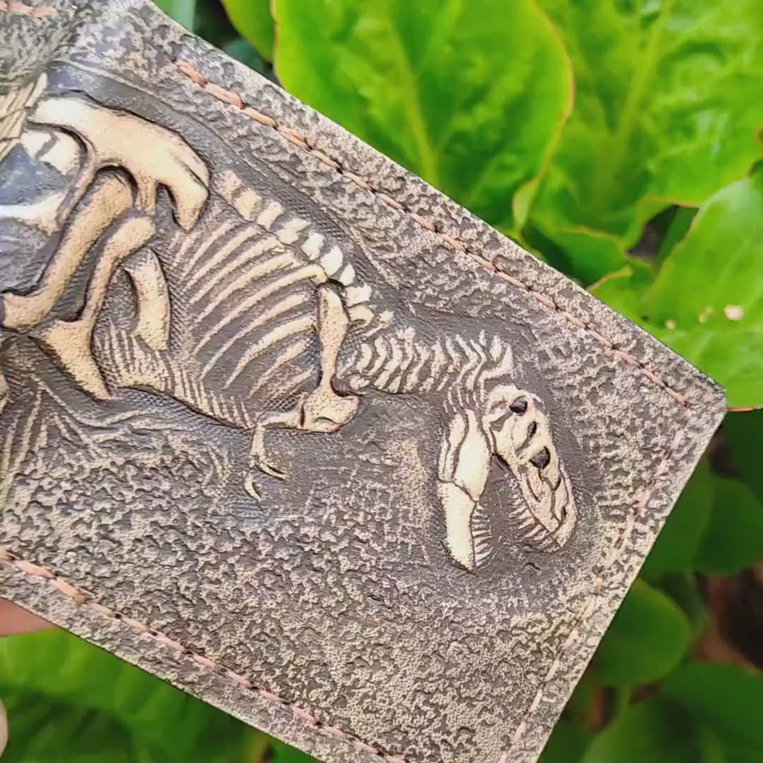 Trex Skeleton leather wallet v2 -