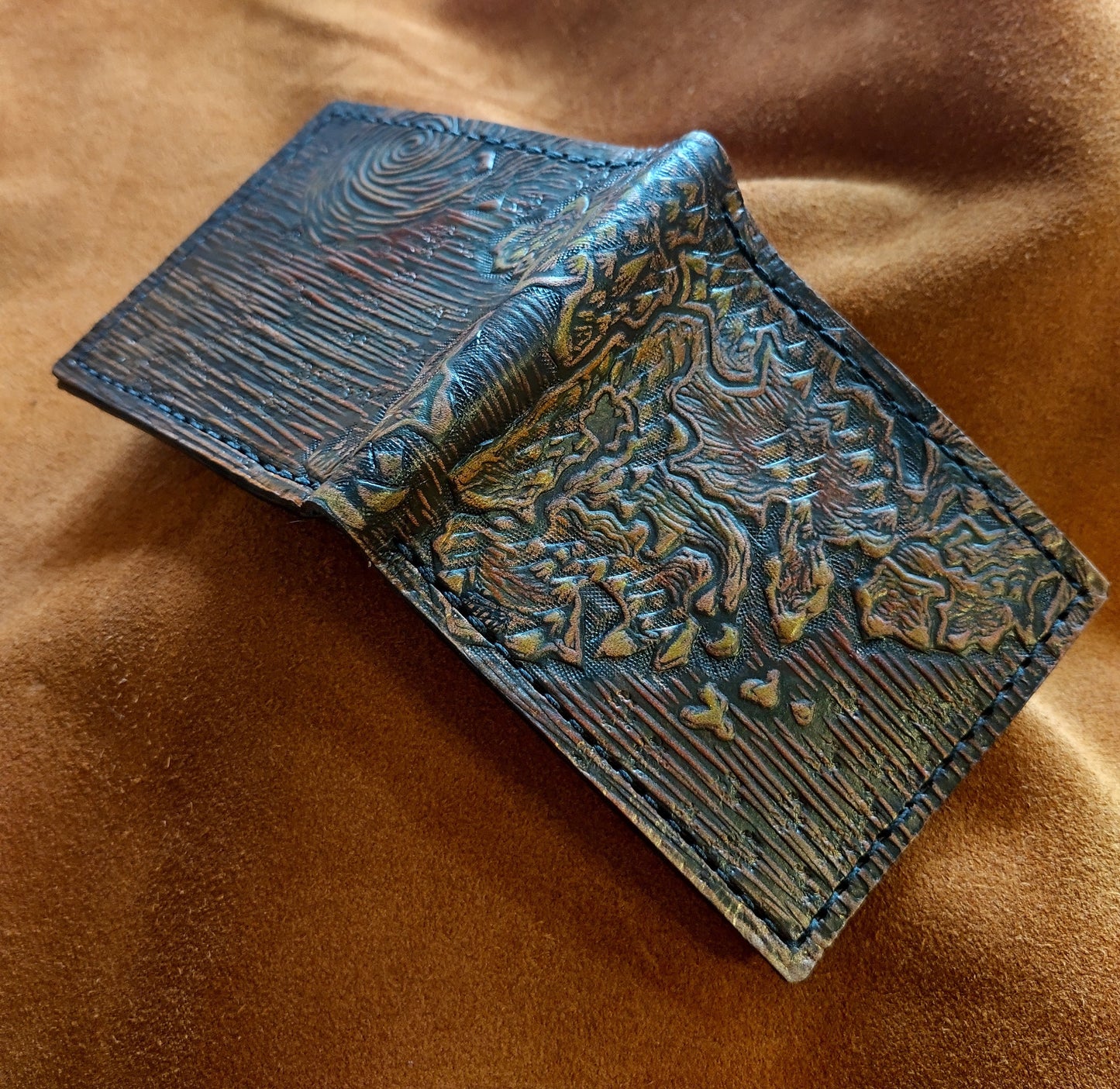 Map of Eorzea - Final Fantasy 14 - Bifold Wallet - Handcrafted Wallet -