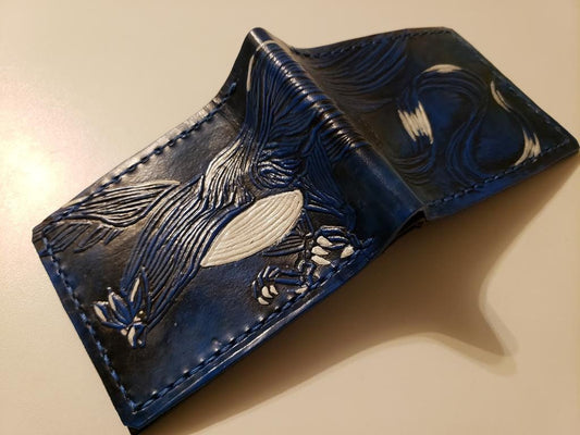 Articuno - Leather Bifold Wallet - Handcrafted Wallet -