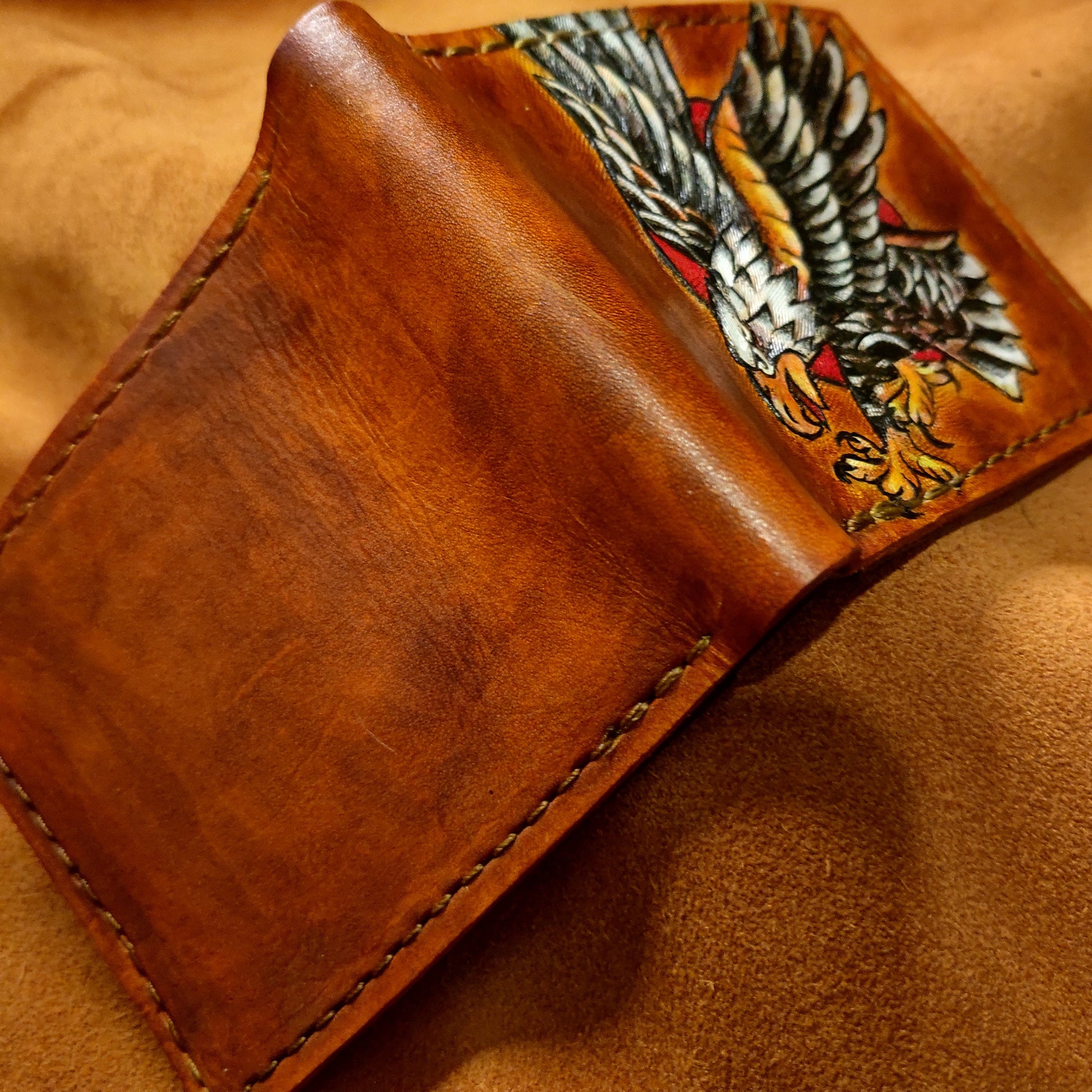 Eagle Leather Bifold Wallet
