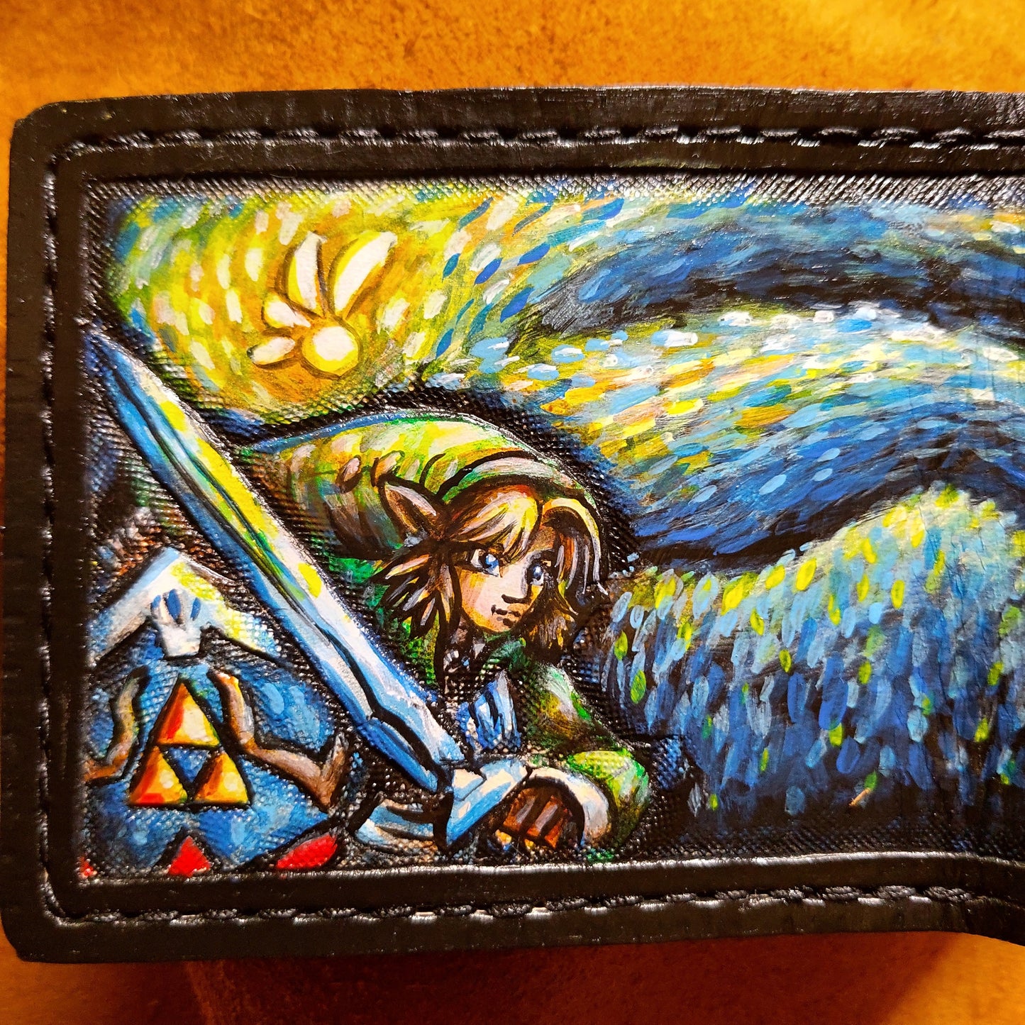 Link vrs Swampert - Leather Bifold Wallet - Handcrafted Wallet -