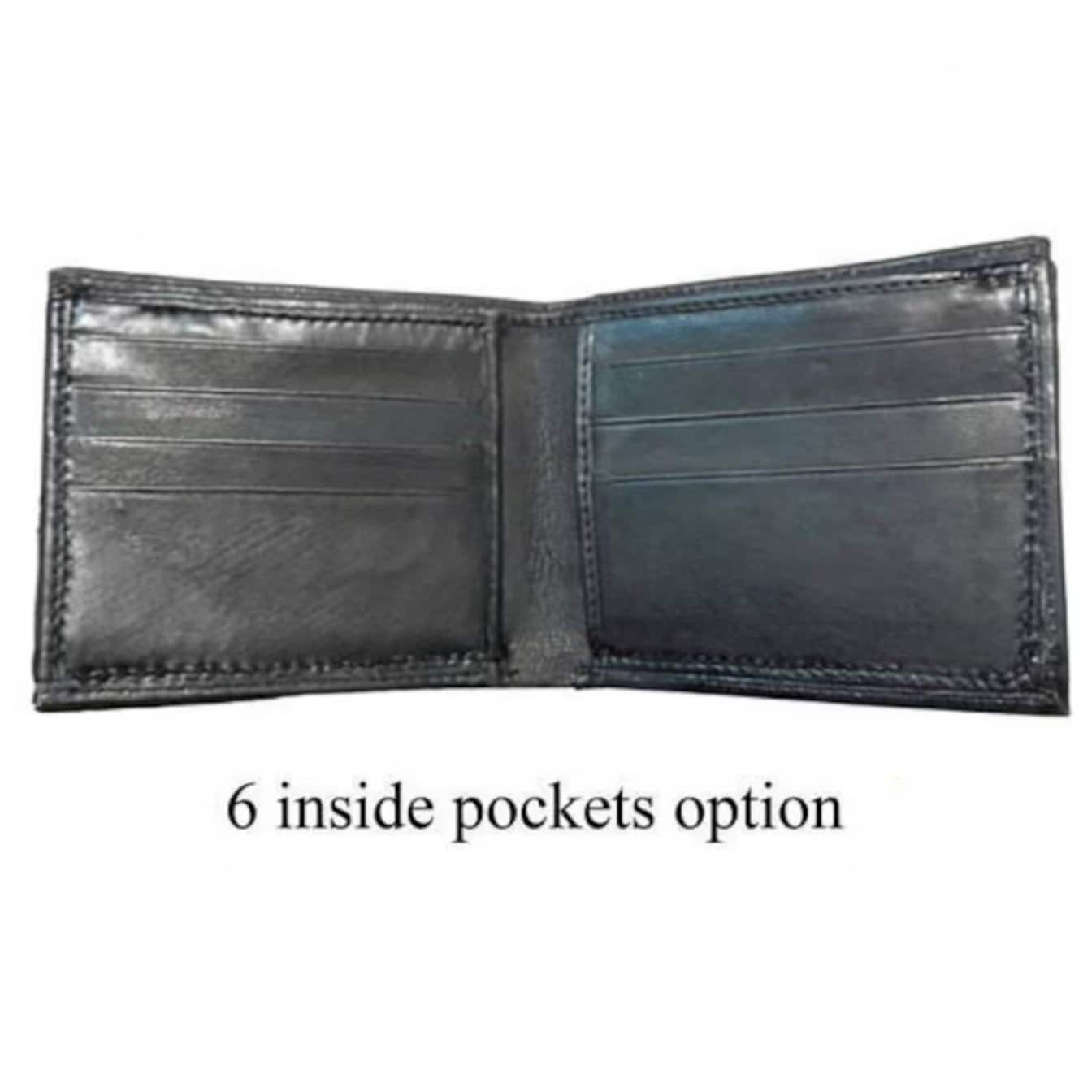 Blinky the Shmuggle leather wallet - Necromonicon - demon eyes -