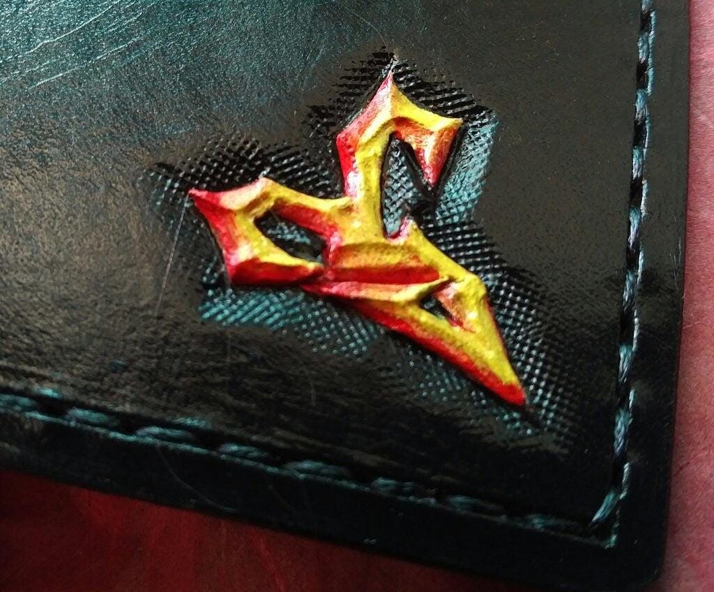 FF8 Griever - Leather Bifold Wallet - Handcrafted Final Fantasy inspired Wallet -
