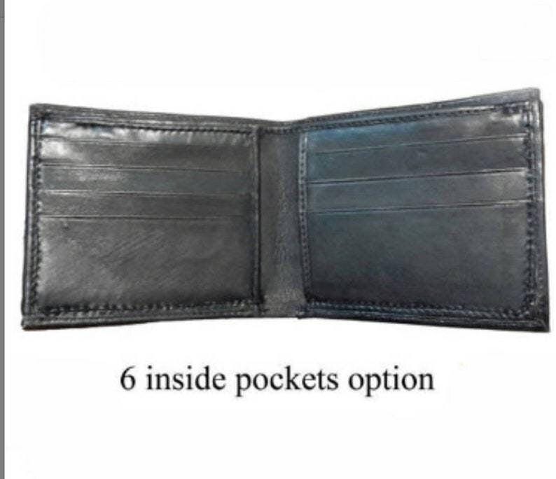 Squirtle Squad - Leather Bifold Wallet - Handcrafted Wallet -