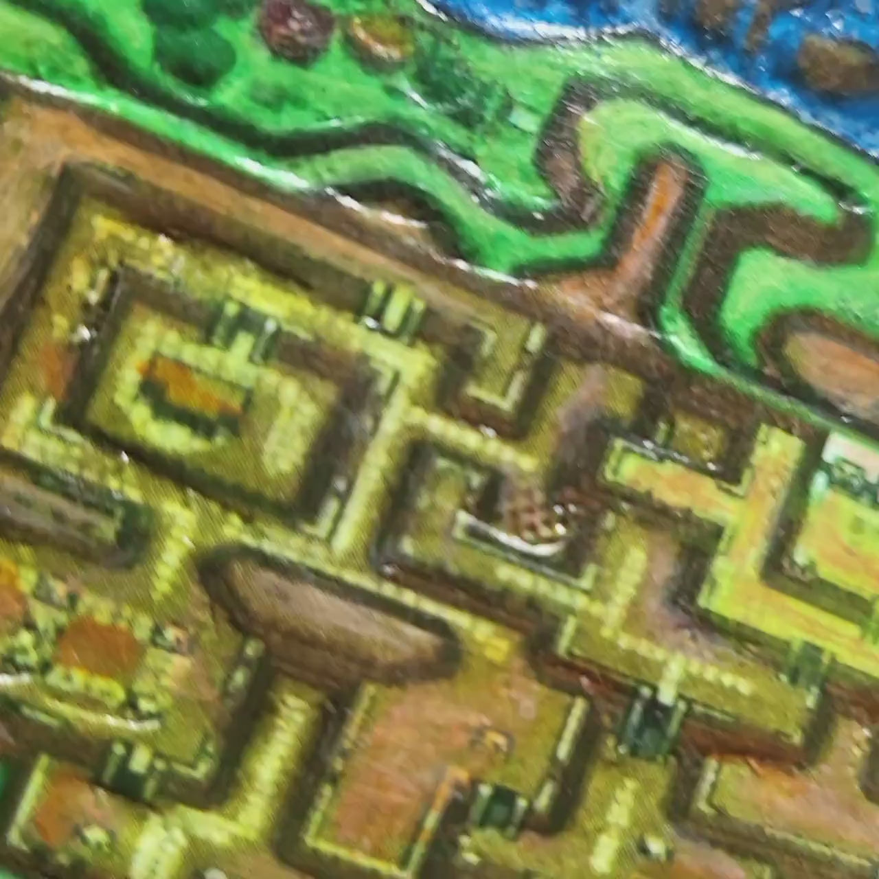 A Link to the past map wallet - leather wallet- Leather Bifold Wallet - Handcrafted Legend of Zelda Wallet - Link Wallet