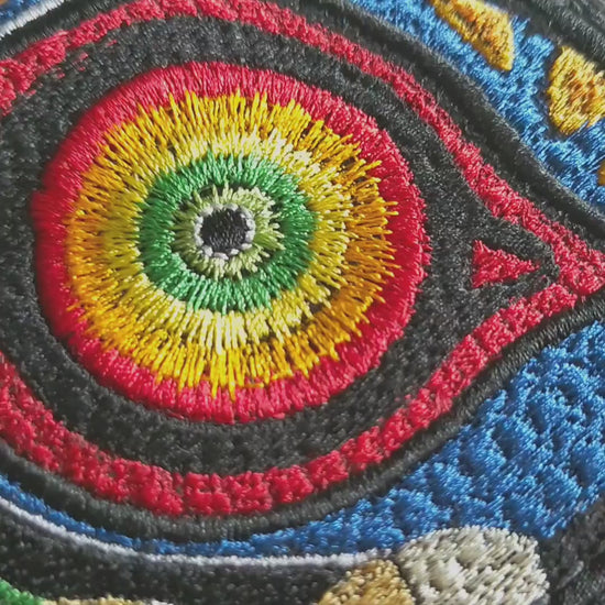 Majoras Mask textile/leather wallet- Jan 2024 Ed - Leather Bifold Wallet - Handcrafted Legend of Zelda Wallet - Link Wallet