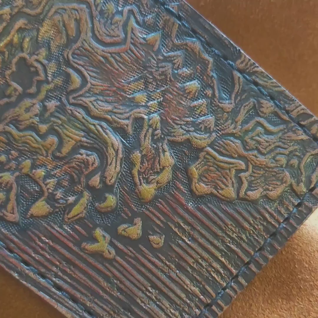 Map of Eorzea - Final Fantasy 14 - Bifold Wallet - Handcrafted Wallet -