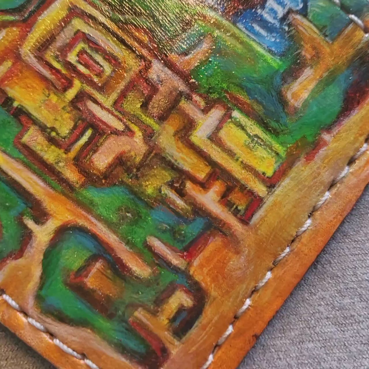 A Link to the past map wallet version 2 - leather wallet- Leather Bifold Wallet - Handcrafted Legend of Zelda Wallet - Link Wallet