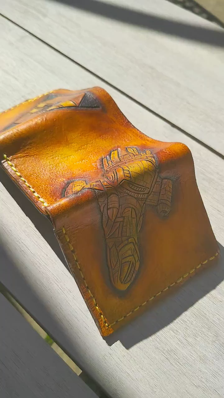 Firefly Alliance - Leather Trifold Wallet - Handcrafted Wallet -