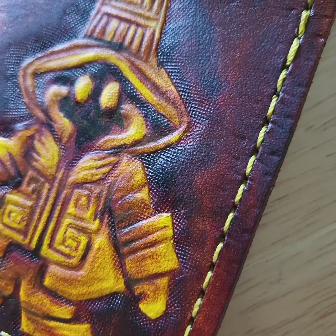 Vivi Ornitier - Leather Bifold Wallet - Handcrafted Final Fantasy inspired Wallet -