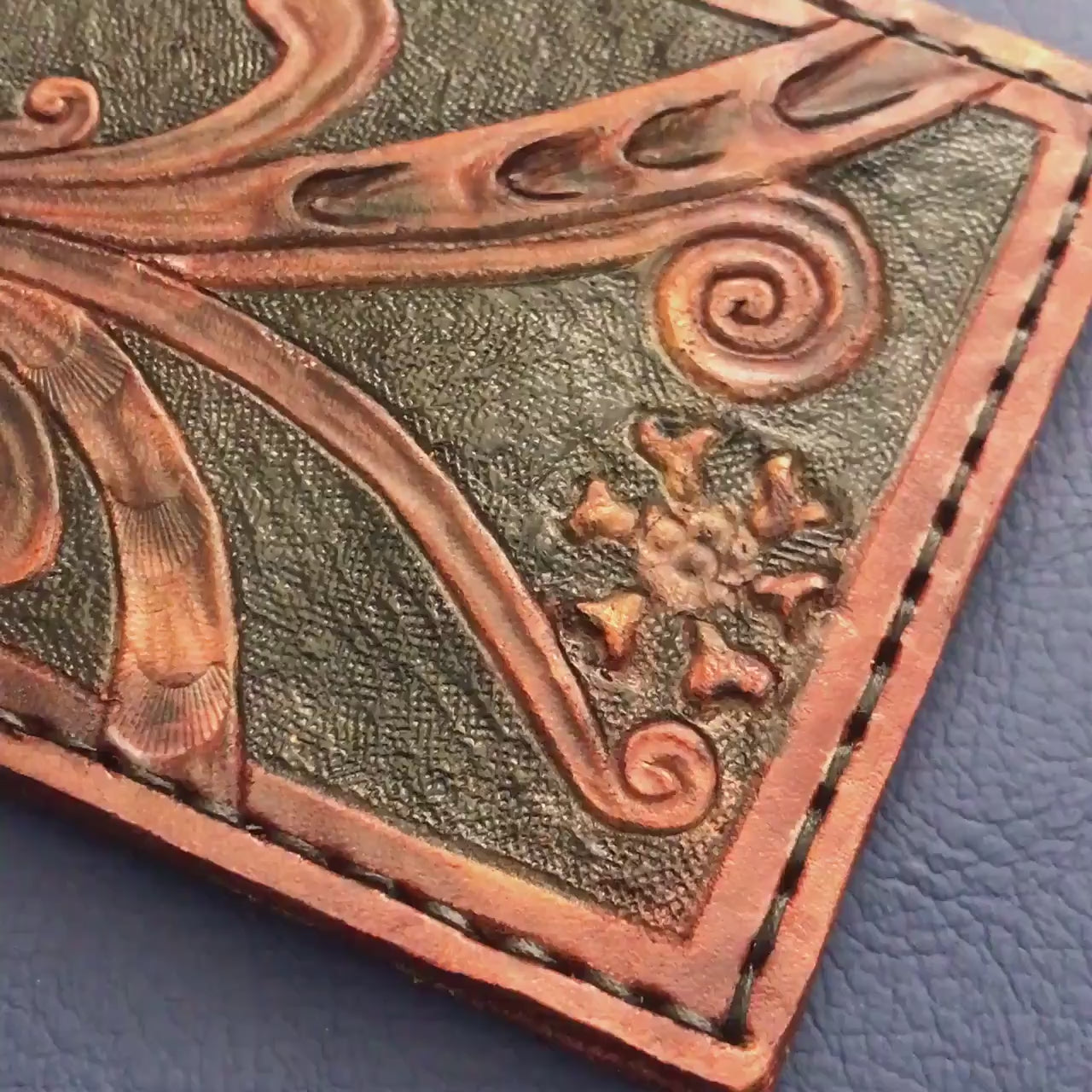 Gentlemans Business wallet - formal - slim real leather wallet- executive Leather Bifold Wallet - Victoriana -