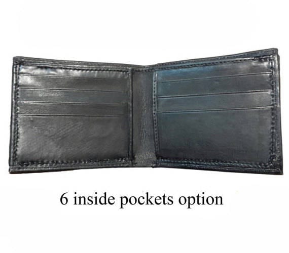 FF7 Meteor Buster Sword - Leather Bifold Wallet - Handcrafted Final Fantasy inspired Wallet -