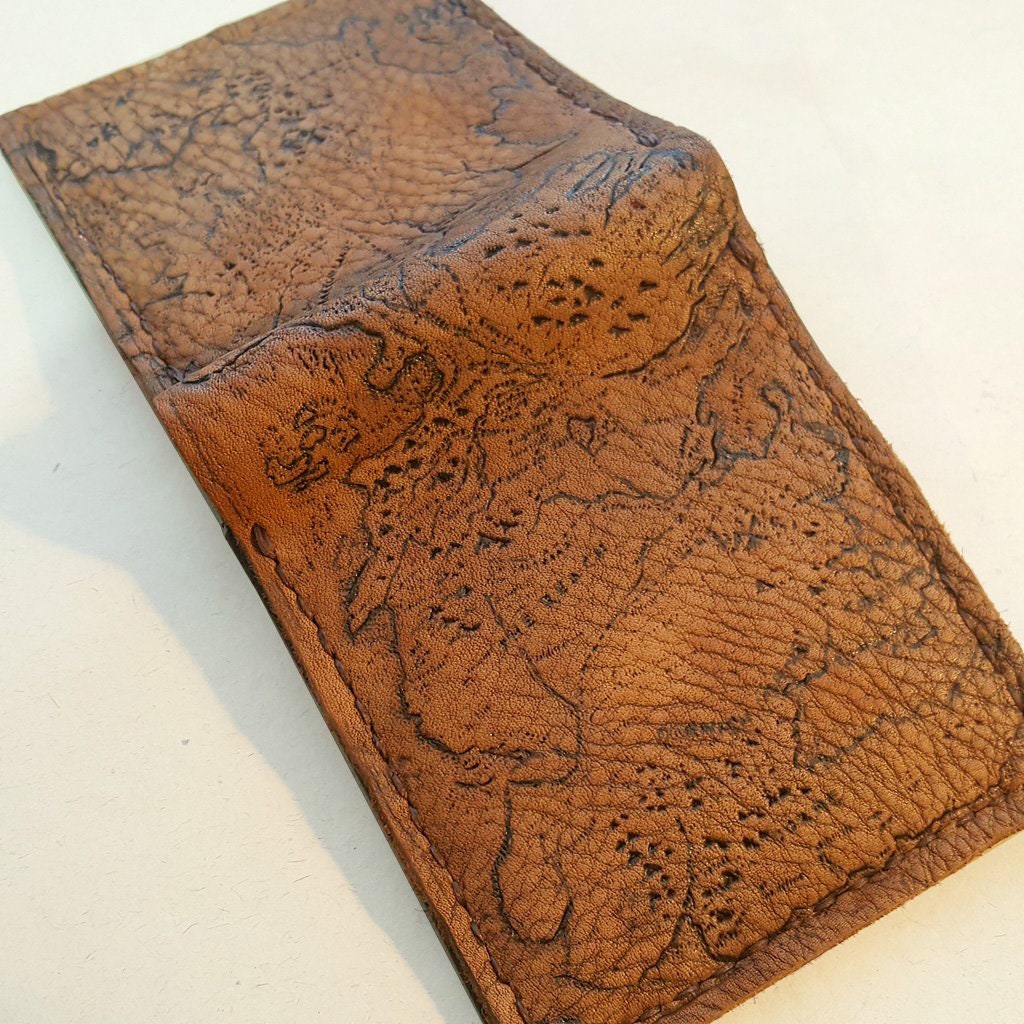Soft suede Map of Westeros Leather wallet.