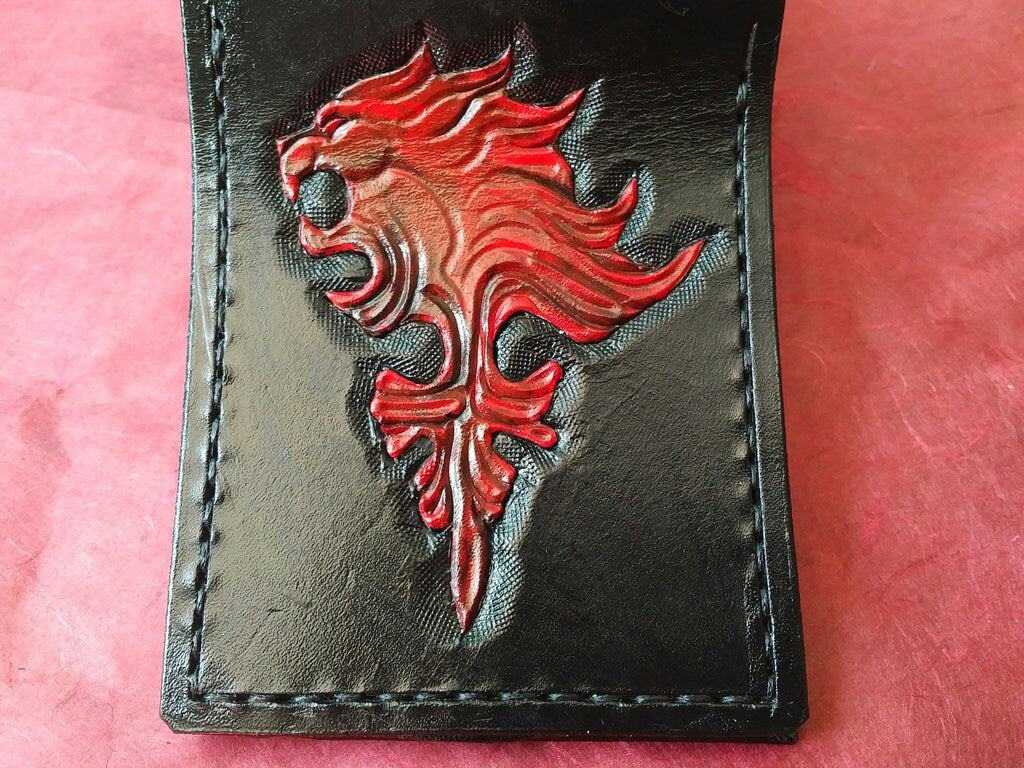 FF8 Griever - Leather Bifold Wallet - Handcrafted Final Fantasy inspired Wallet -