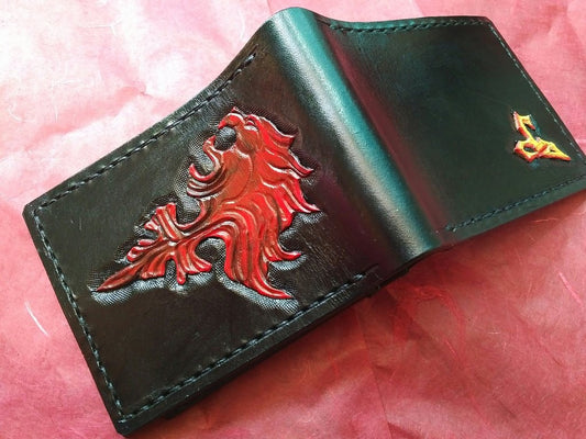 FF8 Griever - Leather Bifold Wallet - Handcrafted Final Fantasy inspired Wallet -