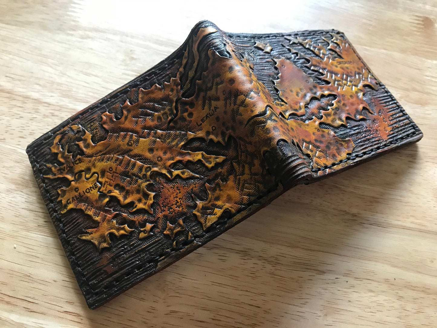 Map of Ivalice - Final Fantasy 12 - Bifold Wallet - Handcrafted Wallet -