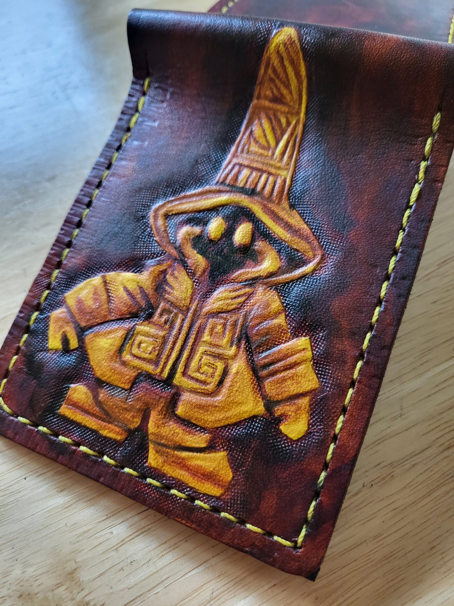 Vivi Ornitier - Leather Bifold Wallet - Handcrafted Final Fantasy inspired Wallet -