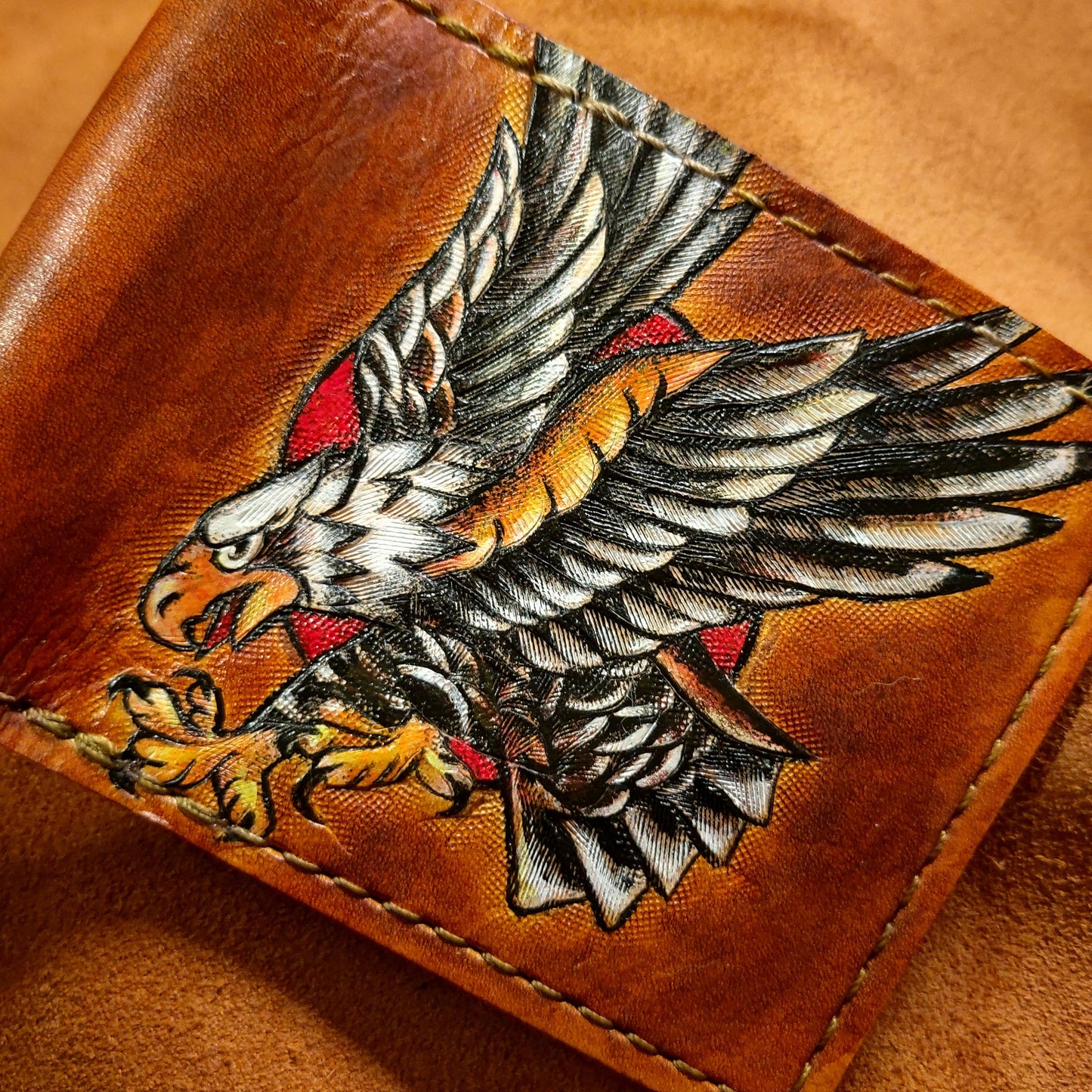 Eagle Leather Bifold Wallet